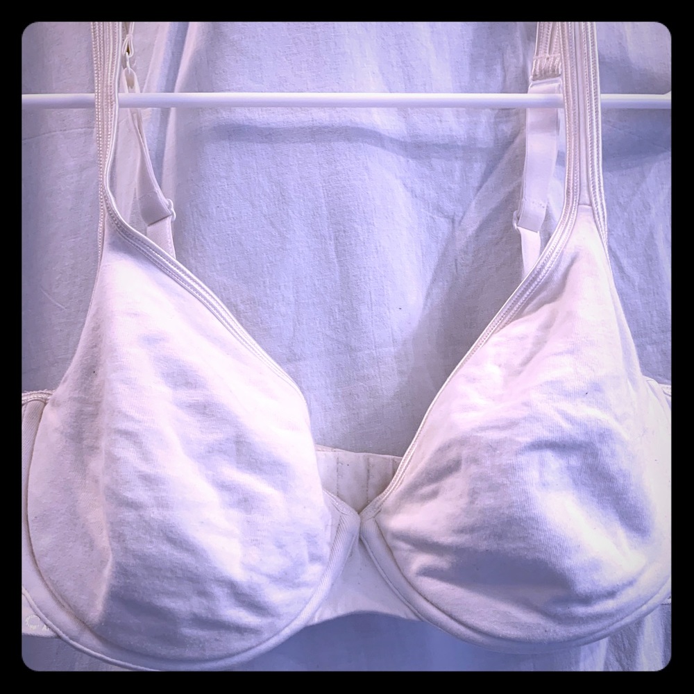 Cacique white t-shirt bra